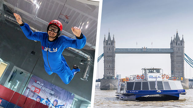 Click to view details and reviews for Ifly Indoor Skydiving At The O2 For Two With River Thames Hop On Hop Off Sightseeing Cruise.