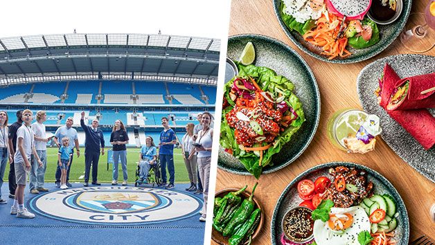 Manchester City Etihad Stadium Tour with One Course Meal with Prosecco at Banyan for Two Image 1