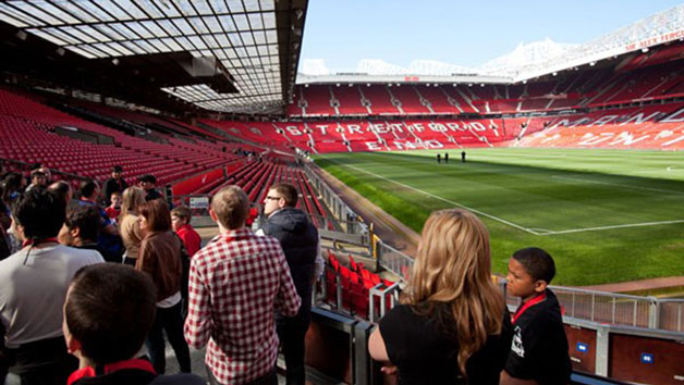 Manchester United Old Trafford Stadium Tour with Shuffleboard, Pizza and Drinks at BOX for Two Image 2