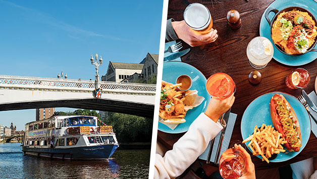 York Sightseeing River Cruise with One Course Meal with Prosecco for Two at Manahatta Image 1