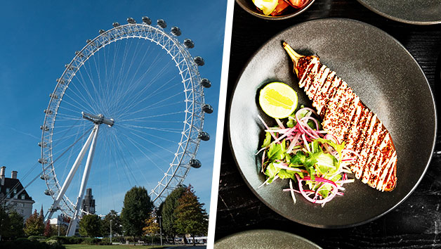 The Lastminute.com London Eye Tickets for Two with Three Course Meal and Prosecco at Gaucho Image 1