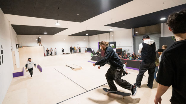 Two Hour Skate Session with meal for Two at TR7 Indoor Skatepark
 Image 1