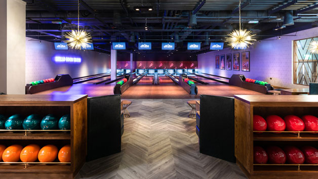 Bowling, One Hour of Bottomless Pizza and a Drink and for Two at All Star Lanes Image 2