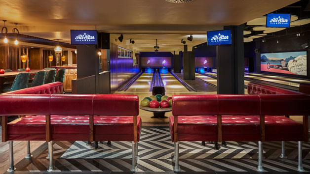 Bowling, One Hour of Bottomless Pizza and a Drink and for Two at All Star Lanes Image 4