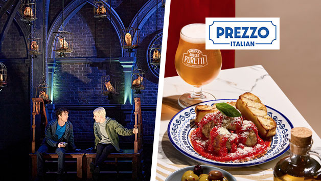 Two Course Meal at Prezzo and Harry Potter and the Cursed Child Theatre Tickets for Two People Image 1