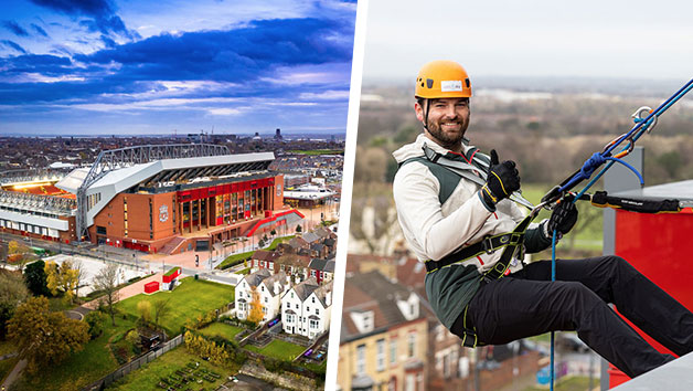 The Anfield Abseil with Liverpool FC Anfield Stadium Tour and Museum Entry for Two Adults Image 1