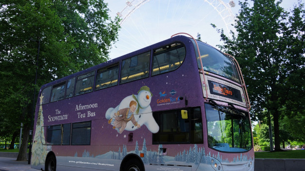 The Snowman Afternoon Tea London Bus Upper Deck Tour for Two Adults and Two Children picture