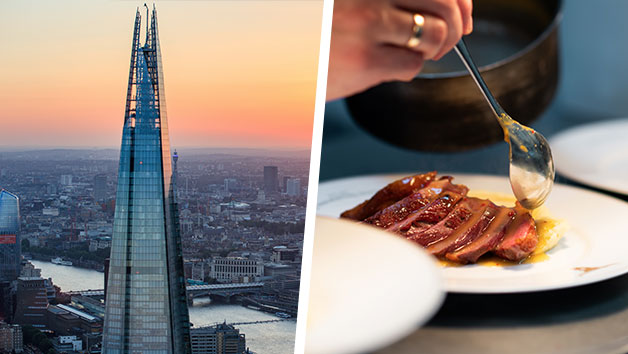 Fizz at The View from The Shard for Two with Six Course Meal at Marco Pierre White London Steakhouse picture