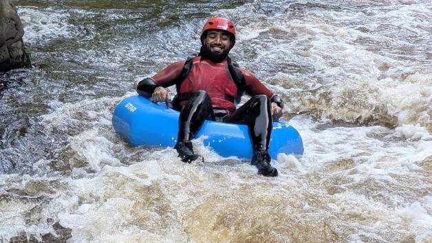 White Water Tubing at Galloway Canyoning for One picture