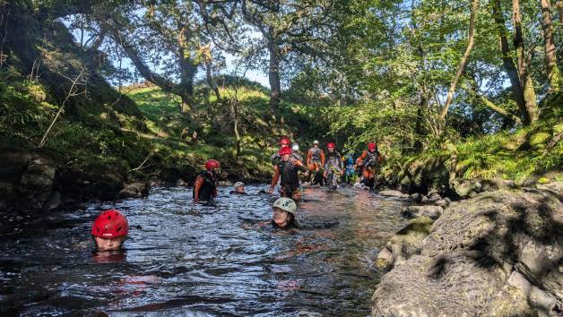 Gorge Scrambling at Galloway Canyoning for One picture