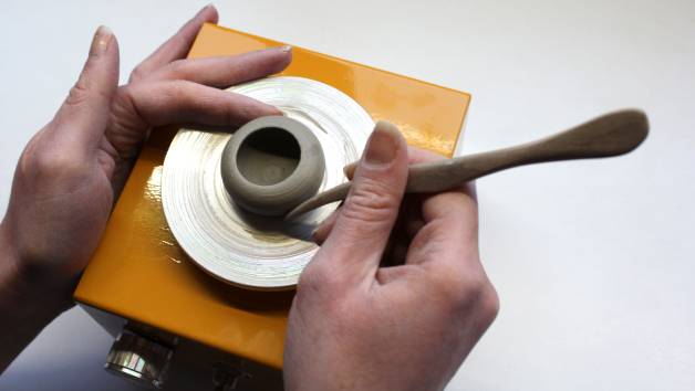 Private Miniature Pottery Wheel Experience at Katherine Fortnum Ceramics for Two picture