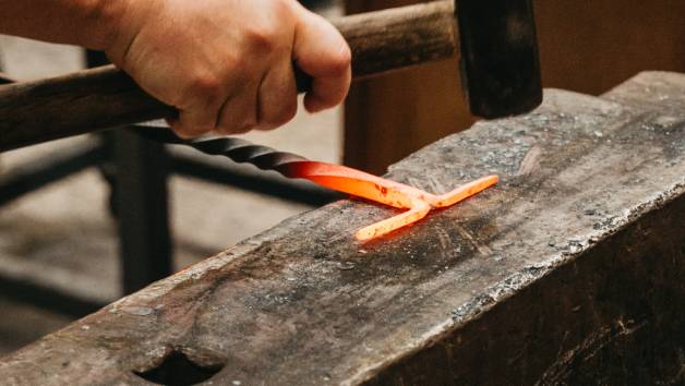 Toasting Fork Making Experience at Oldfield Forge for One picture