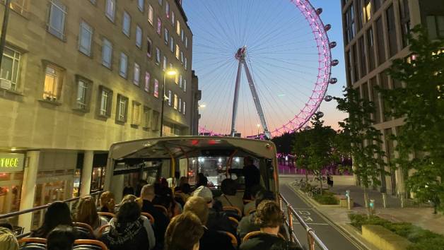 London by Night Open Top Night Bus Tour with Golden Tours for Two Adults and One Child picture
