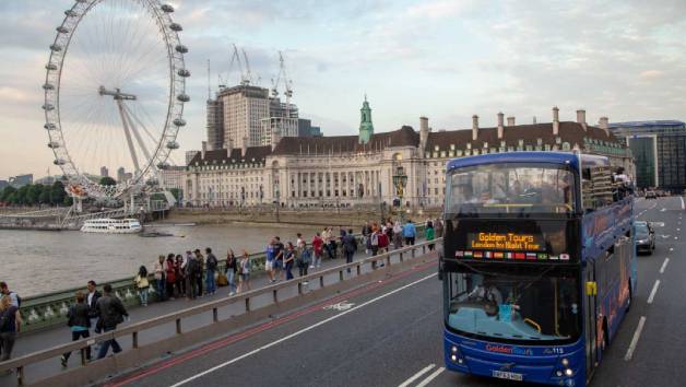 London by Night Open Top Night Bus Tour with Golden Tours for Two Adults and Two Children picture