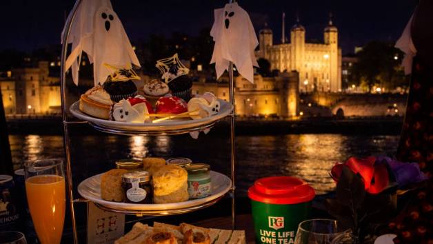 PG Tips Lower Deck Halloween London Sightseeing Tour for Two Adults with Afternoon Tea picture