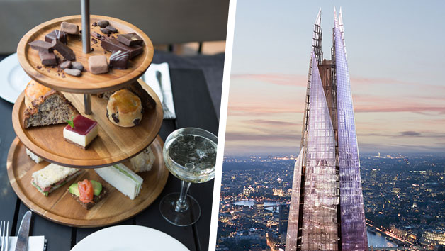 The View From The Shard And Champagne With A Sparkling Afternoon Tea For Two At Hotel Chocolat