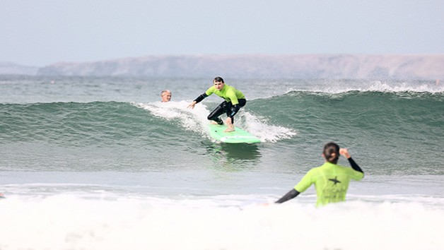 Click to view details and reviews for A Half Day Surf Experience At Escape Surf School For Two.