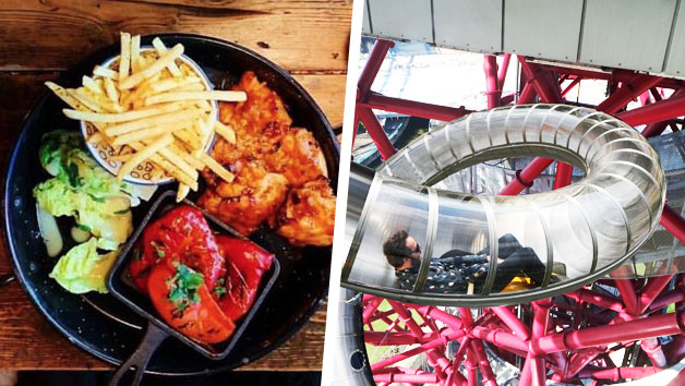 Buy The Slide at The ArcelorMittal Orbit with Three Course Meal at Cabana for Two