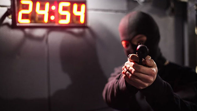 Click to view details and reviews for Bank Vault Robbery Escape Room At Escape The Vault For Two Adults And Two Children.