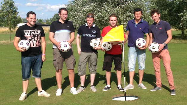 14 Hole FootGolf Entry at The Golf Centre for Two Adults and Two Kids picture