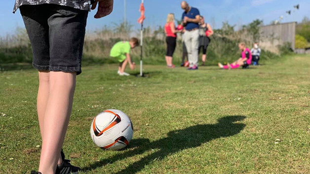 14 Hole FootGolf with Driving Range Access at The Golf Centre Entry for Two Adults and Two Kids picture