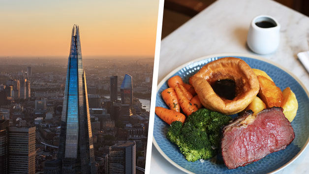 Buy The View from The Shard and Sunday Roast at a Gordon Ramsay Restaurant for Two Buy The View from The Shard and Sunday Roast at a Gordon Ramsay Restaurant for Two