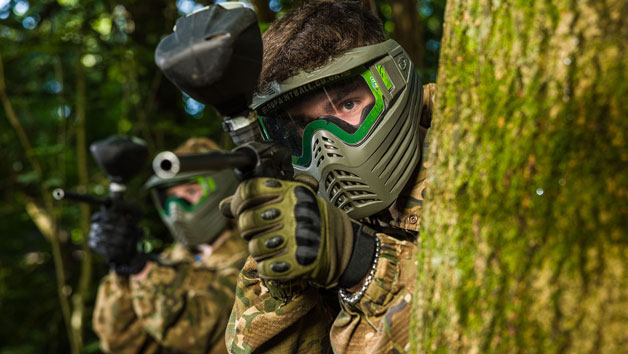 Forest Paintballing with 200 Paintballs Each and Lunch for Two at GO Paintball London Image 4