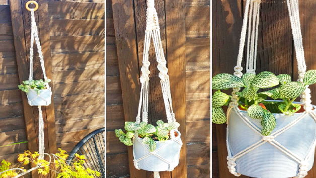 Macrame Plant Hanger Workshop with Craft My Day for Two Image 3