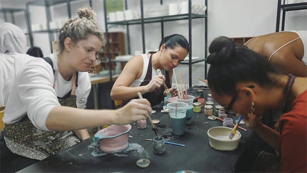 BYOB Pottery Experience with a Studio Tour and Painting Session at Token Studio for Two Image 4