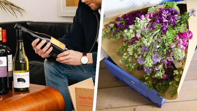 New Home Bundle: Three Month Virgin Wines and Ethical Flower Subscription picture