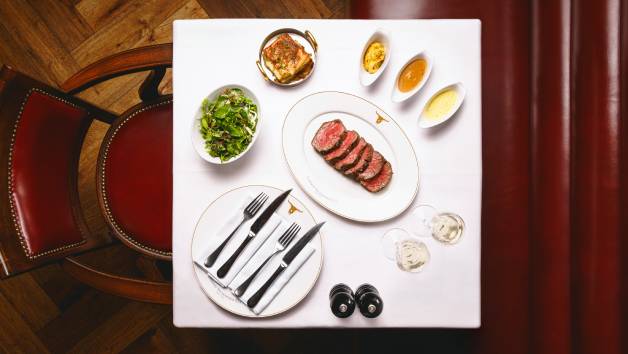 Chateaubriand Steak for Two with Sides and Wine at Marco Pierre White London Steakhouse Co. picture
