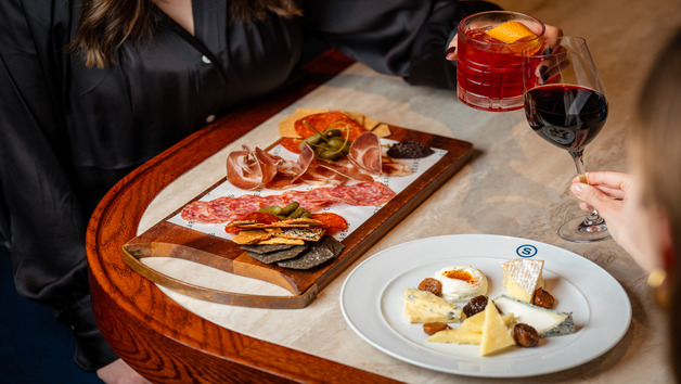 Mezze Platter with Sparkling Wine at Searcys Champagne Bar for Two Image 1