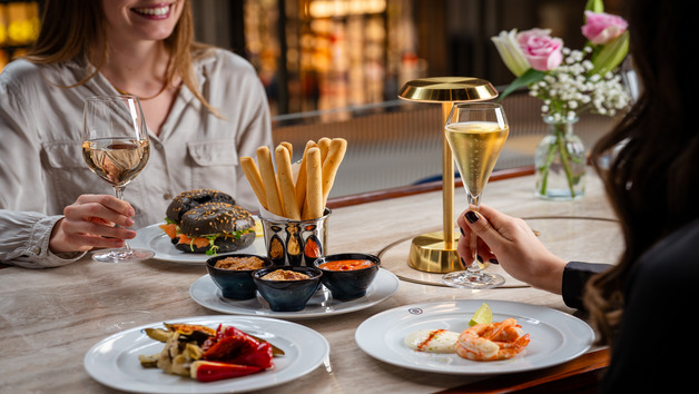Mezze Platter with Sparkling Wine at Searcys Champagne Bar for Two Image 4