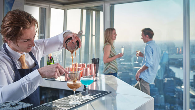 The View From The Shard Entry And A Cocktail For One