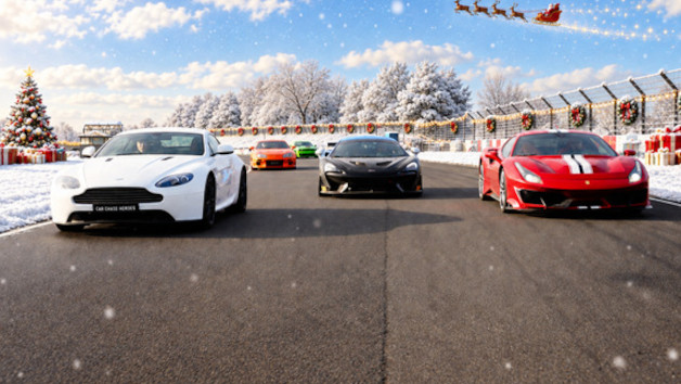 Santa’s Mystery One Car Driving Experience with Car Chase Heroes for One picture