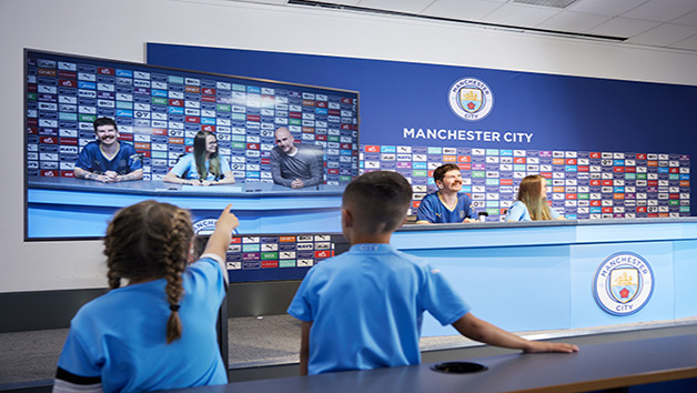 Family Manchester City Etihad Stadium Tour for Two Adults and Two Children Image 2