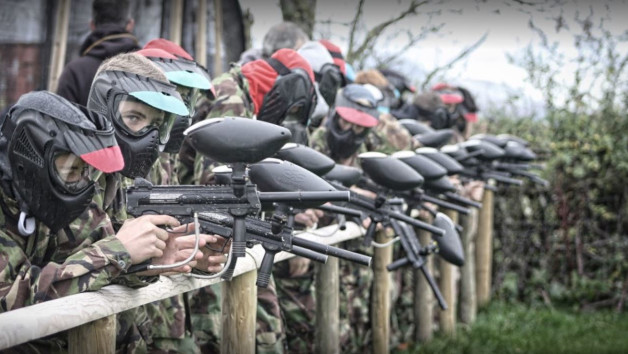 Paintballing with 150 Paintballs Each at Battlelands for Two Adults and Two Children picture