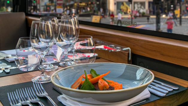 Four Course Lunch Aboard a Bustronome London Gourmet Bus Tour for Two - Special Offer picture