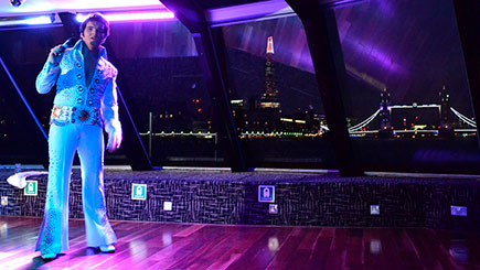 River Thames Cruise with Elvis Tribute and Dinner for Two River Thames Cruise with Elvis Tribute and Dinner for Two