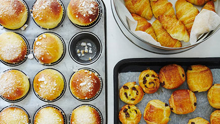 French Breakfast Pastries at Cookery School in London