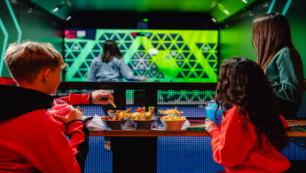 Click to view details and reviews for Interactive Football Games Experience With Sharing Platter And Drink At Toca Social For Four.