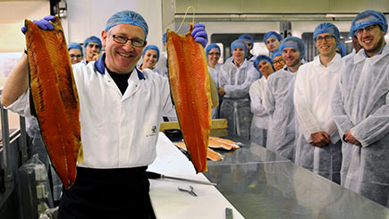 Salmon Carving Masterclass for Two with H. Forman & Son Salmon Carving Masterclass for Two with H. Forman & Son