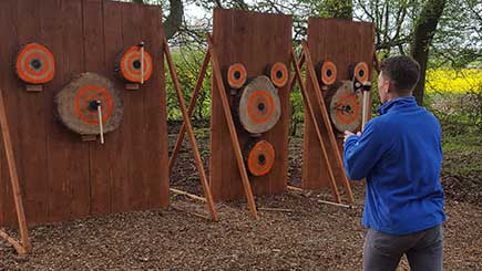 Axe Throwing For Two in Leicestershire Image 2