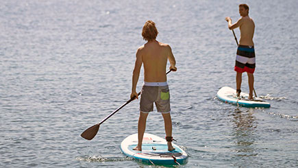 Stand Up Paddleboarding for Two in Warwickshire Image 3