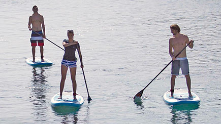 Stand Up Paddleboarding for Two in Warwickshire Image 1