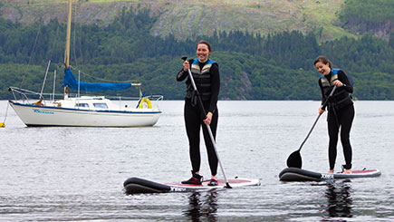 Stand Up Paddleboarding for Two in Loch Lomond