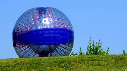 Aqua Zorbing in Cheshire Image 1