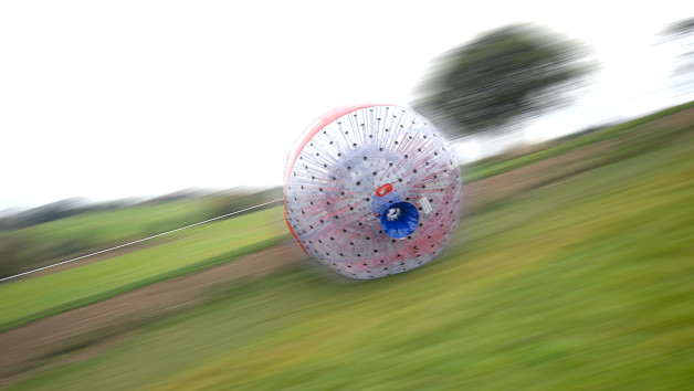 Aqua Zorbing in Manchester South for One picture