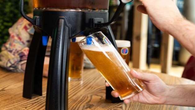 Beer Tower And Burgers At Walkabout For Four