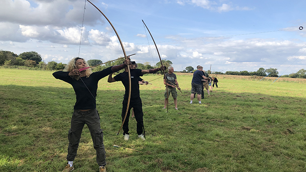 Two Hour Session of Medieval Long Bow Archery and Axe Throwing for Two Image 2